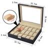PU Leather Watch Display and Storage Box