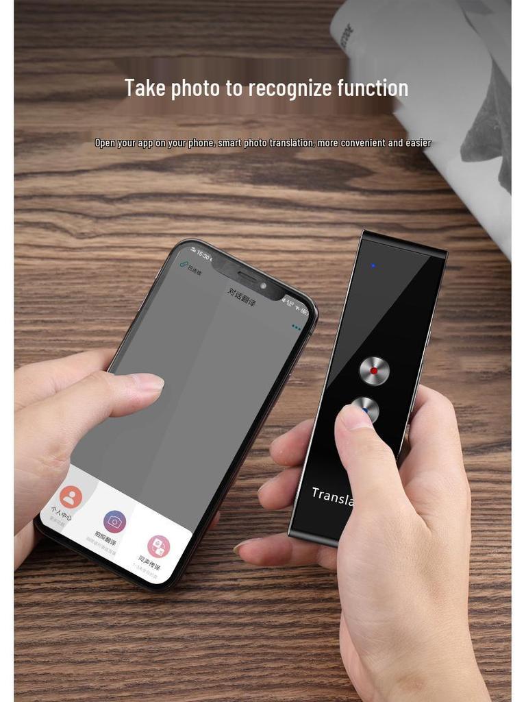 T8 Multilingual Smart Voice Translator Pen with Bluetooth and Simultaneous Interpretation