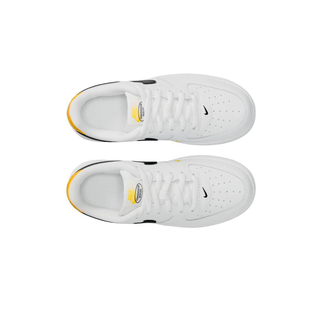 Force 1 LV8 PS Have A Nike Day Kinder-Sneaker Weiß Dunkelgelb Schwarz DM4253-100