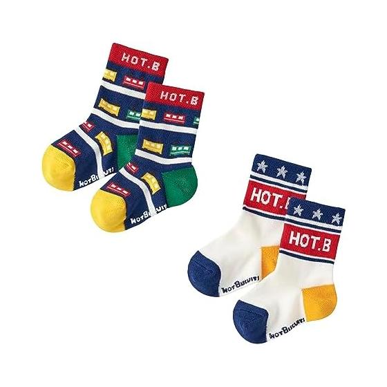 [MIKIHOUSE HOT BISCUITS] Socks pack for boys, girls, kids, children s clothing 74-9634-494