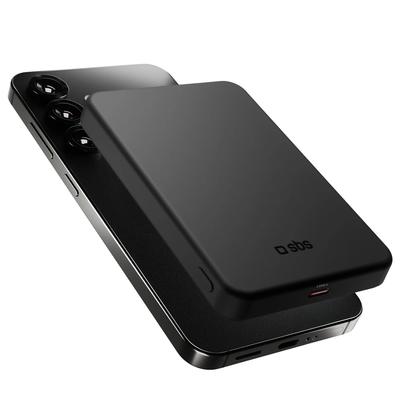 Batterie externe sans fil Mag Power Qi2 5000 mAh MagSafe USB-C PD 20W - noir