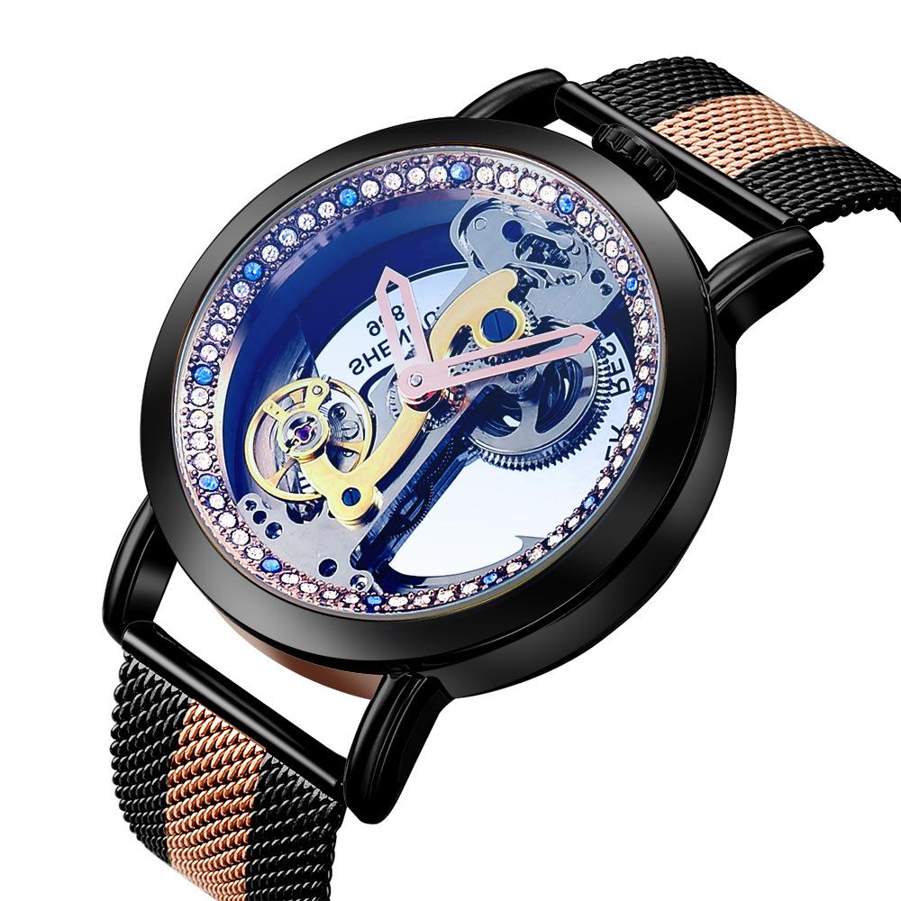 Mechanical Watch Transparent Dial Wrist Watch Buy Full-Automatic