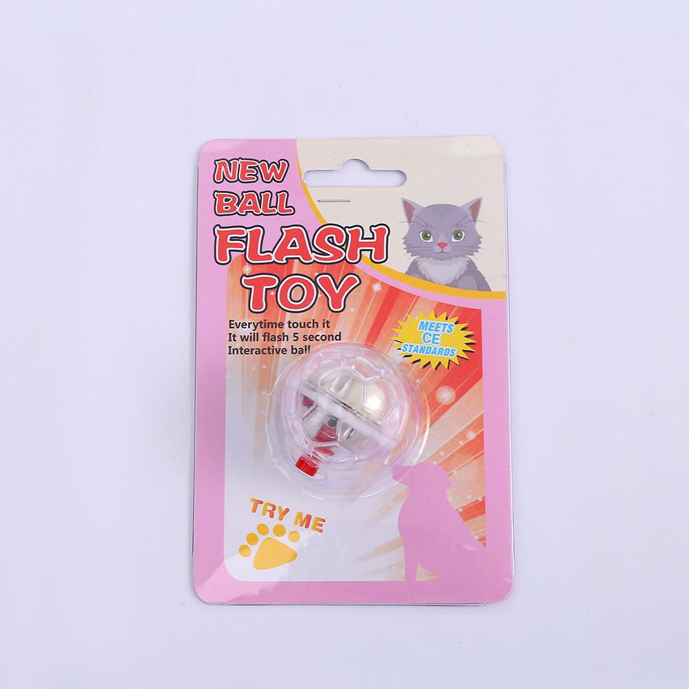 

Pet Luminous Smart Cat Teaser & Self-Entertainment Toy Set with Plastic Football Button Higher than Ball Surface
