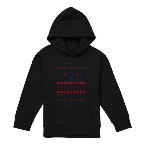 Disney Childrens/Kids Mickey Mouse Christmas Sweater Heather Hoodie