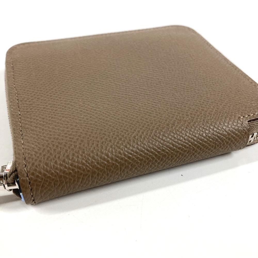 HERMES Azap CompactSilk-In Wallet Coin Compartment Zip Around coin purse Unused