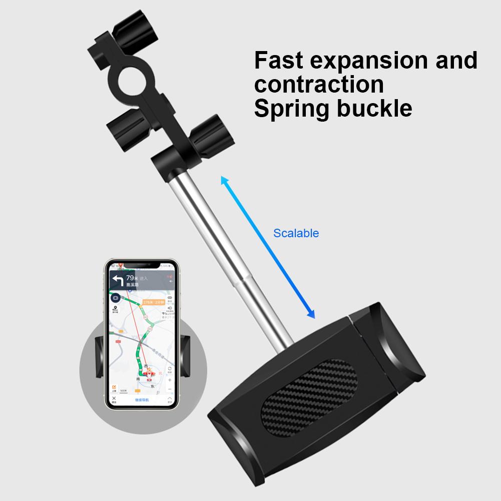 Universal Mobile Phone Bracket Rearview Mirror Auto Phone Support 360 Degree Rotatable for Vehicle Navigation Car Interior Parts