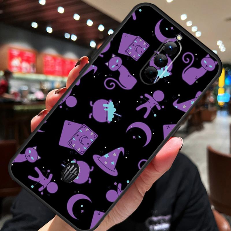 Witches Cat Moon Case For ZTE Nubia Red Magic 11 10 8 9 8S 9S 10S Pro Plus 10 Air 5G 6R 6 7 6S 7S Pro Cover
