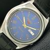 VINTAGE SEIKO 5 AUTOMATIC 7S26A JAPAN MENS BLUE COLOR DIAL WATCH A708752-1
