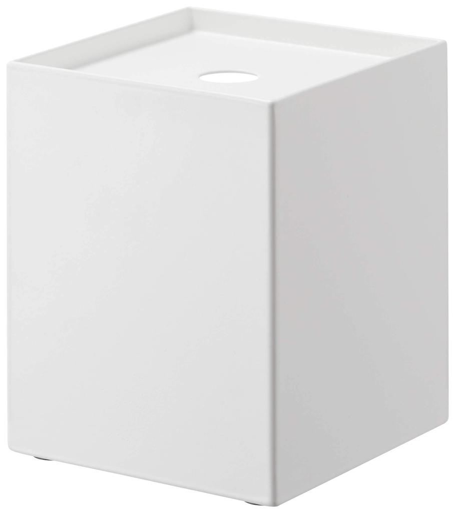 Yamazaki Jitsugyo Toilet Paper Holder for 1 Roll White Tower Hidden Storage 5228 Approx. W11.5XD11.5XH14cm