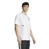 Adidas KPJ76 Short Sleeve Sandal White Size Men's T-Shirt, (JJ3999), J/XL