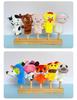 Animal Finger Puppet Display Rack for Kindergarten and Dollhouse Language Areas