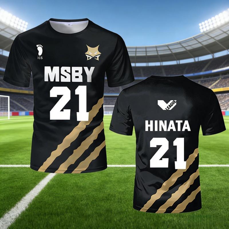 

2026 New MSBY Black Jackal Jersey Japanese Anime Tops Football Uniforms for 6XL