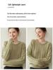 Maglione da donna in cashmere a girocollo: Lavorazione a treccia spessa, Morbido cashmere di capra, Ideale per Autunno/Inverno.