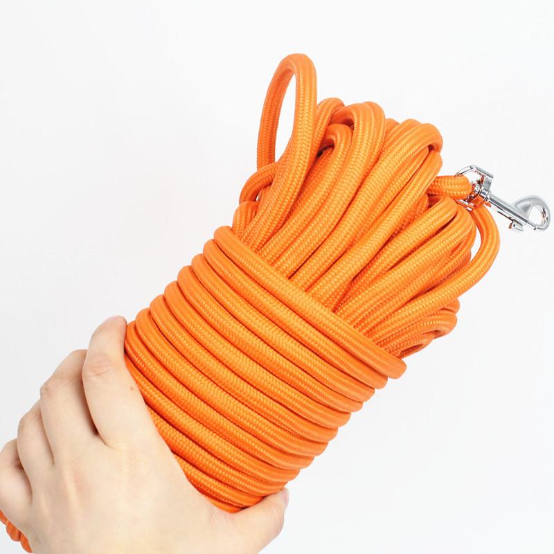 5M/10M/15M Dog Leashes Training Dog Rope- Heavy Duty Nylon Recall Pet Tracking Line- for Small Medium Outside Training Camping