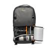 Sac À Dos - Lowepro - Fastpack BP 250 AW III - Gris - Compartiment Pour 3 Objectifs - Housse De Pluie Incluse