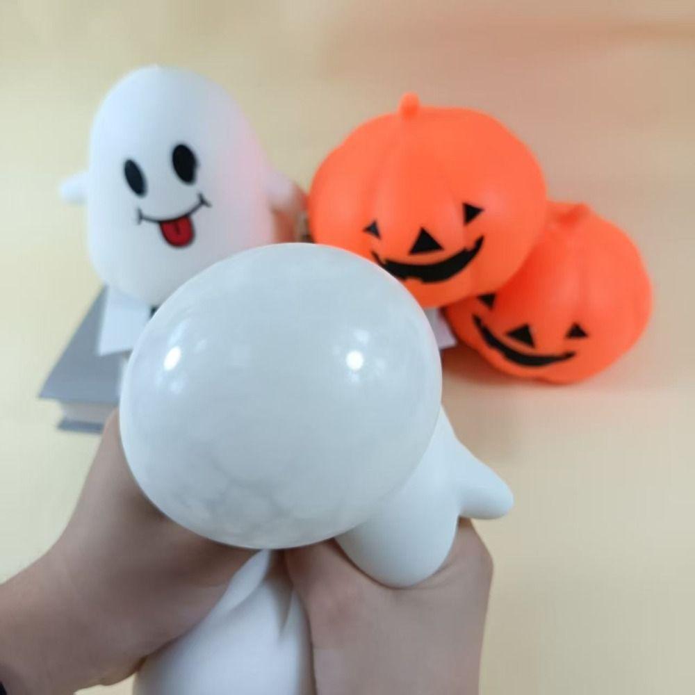 Relax Gift Halloween Pumpkin Squishy Toy Release Hand Slow Rebound Fidget Toy Kids Toy