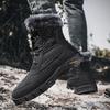 2025 winter new snow boots men's velvet warm thickened cotton high-top men's boots Northeast boots