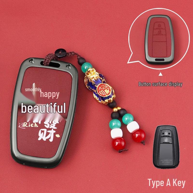 Key Cover for Toyota Camry, Corolla, RAV4, Highlander, CHR, and Asia Dragon Models
