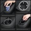 For Tesla Model YL 2025 Car Silicone Three Drain Cup Cover Beverage Holder Storage Slot Modification Car Sticker