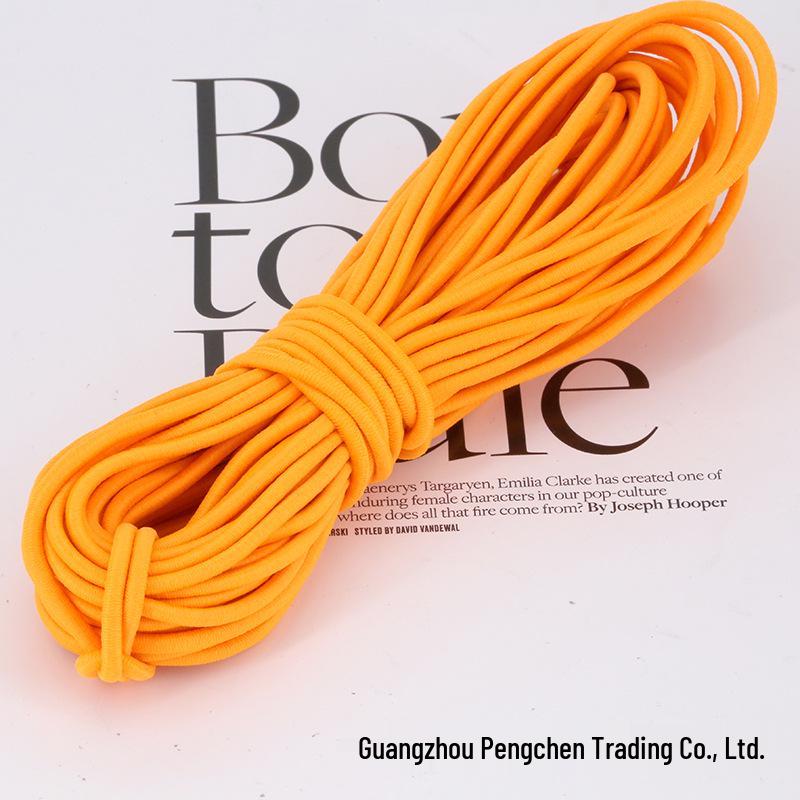 2.5mm High Elasticity Colorful Elastic Rubber Cord