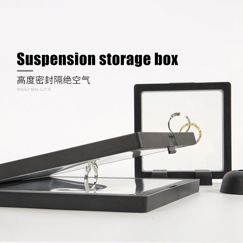 1Pcs Transparent Pe Film Travel Jewelry Storage Box Necklace Bracelet Ring Earrings Packaging Case Box Colorful Plastic Gift Box