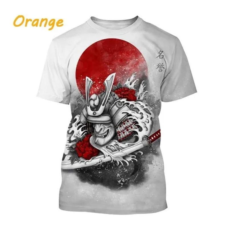 Warrior Armor Tattoo Art Men's 3D T-shirt, Summer T-shirt, Short Sleeve, Halloween Tattoo T-shirt