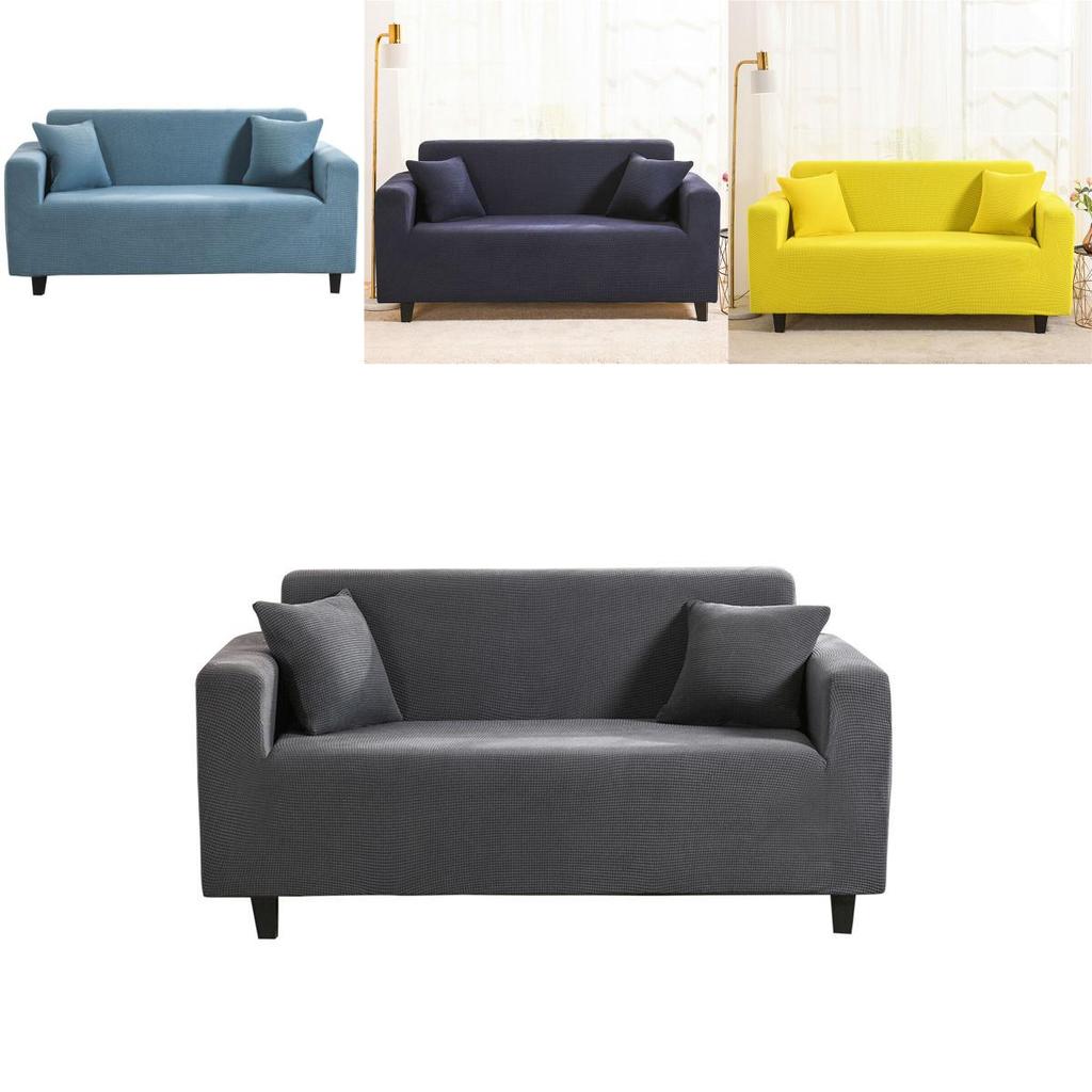 Luxurious Elastic Stretch Sofa Cover In Solid Colors For Ultimate Furniture Protection