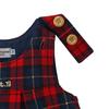 MIKIHOUSE HOT BISCUITS Jersey para Niños y Falda, Niñas, Ropa Infantil, Rojo, 90cm, 73-1802-494
