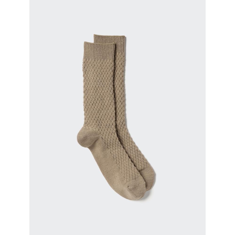 Uniqlo Heattech Socks Waffle