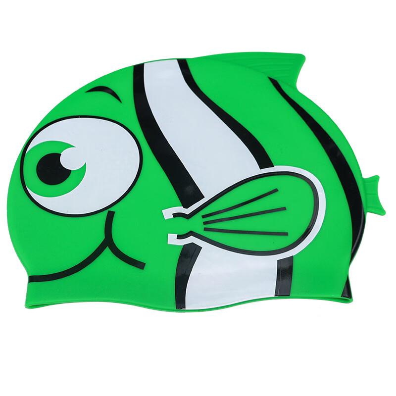 Kids Fish Silicone Swim Cap
