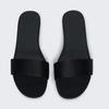 Sheepskin Simple Fashion High Sense Satin Open-toed Flat-bottomed Slippers Women's Wear Summer New Versatile Sandals