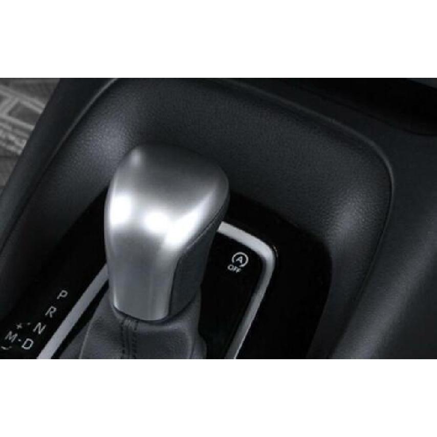 Silver For Toyota Corolla Cross - Console Gear Shift Knob 1pc Cover Trim