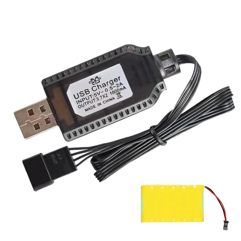 7.4V USB Lithium Battery Charger SM-2P SM-3P SM-4P Smart Rechargeable Li-ion Battery Charger Toys Remote Control Charger