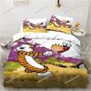 Cartoon Calvin Hobbes 3D Print Bedding Set Single Twin Full Queen King Size Bed Set Adult Boys Bedroom Bedding Gift741