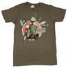 Star Wars Mens T-Shirt - Fancy Boba Fett In Empir Strikes Back Circle Image