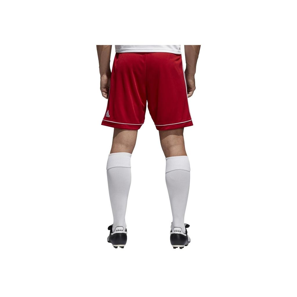 adidas Three-Stripe Football Training Breathable Shorts Men Bottoms Red BJ9226