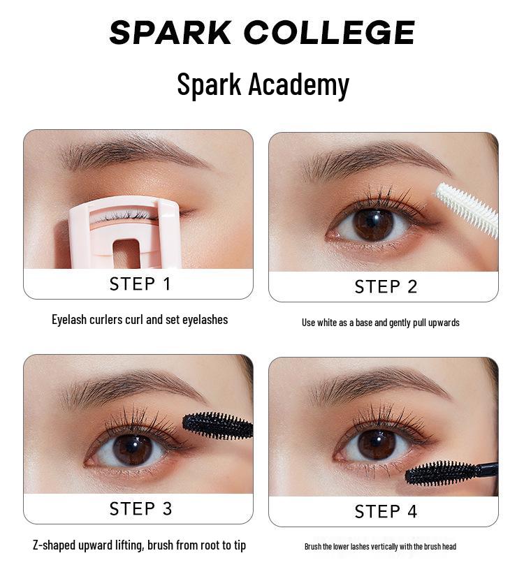 Flamingo Velvety Double-Ended Mascara: Natural Lengthening & Volumizing, Lash-Safe, Smudge-Resistant