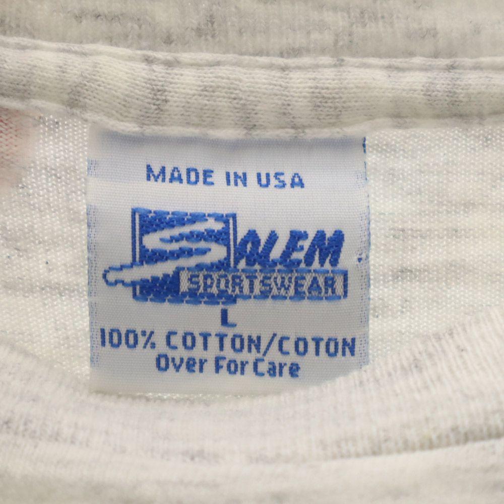 Salem 90s Old Chicago Bulls, Made In the USA Print Short Sleeve T-shirt L Men's Used