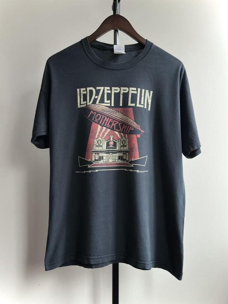 

2007 Led Zeppelin Mothership Футболка унисекс черная Мужчины Женщины KH10988 Футболка унисекс XL