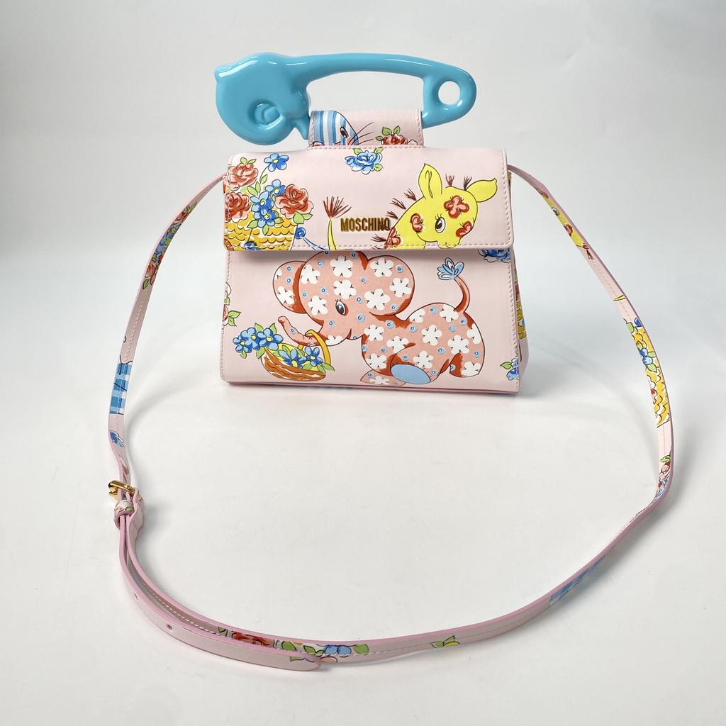 Bolso de Hombro MOSCHINO de segunda mano multicolor cuero Mujer