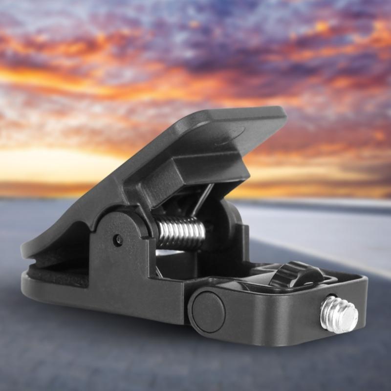 Screen Mount Clamp Clip Featuring 1/4 Screw Universal Connector for Monitors Camera Fill Light Holder & Webcam Stand