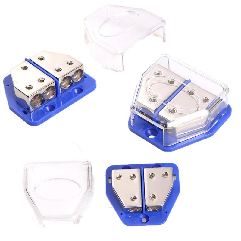 Vehicle Stereo Grounding Junction Distribution Box Terminal Block 1 To 2 1 To 4 Splitter Design for Multiple Car Models