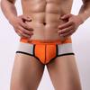 Men Underpants Convex Underwear Briefs Elastic Mesh Breathable Sexy Low Waist