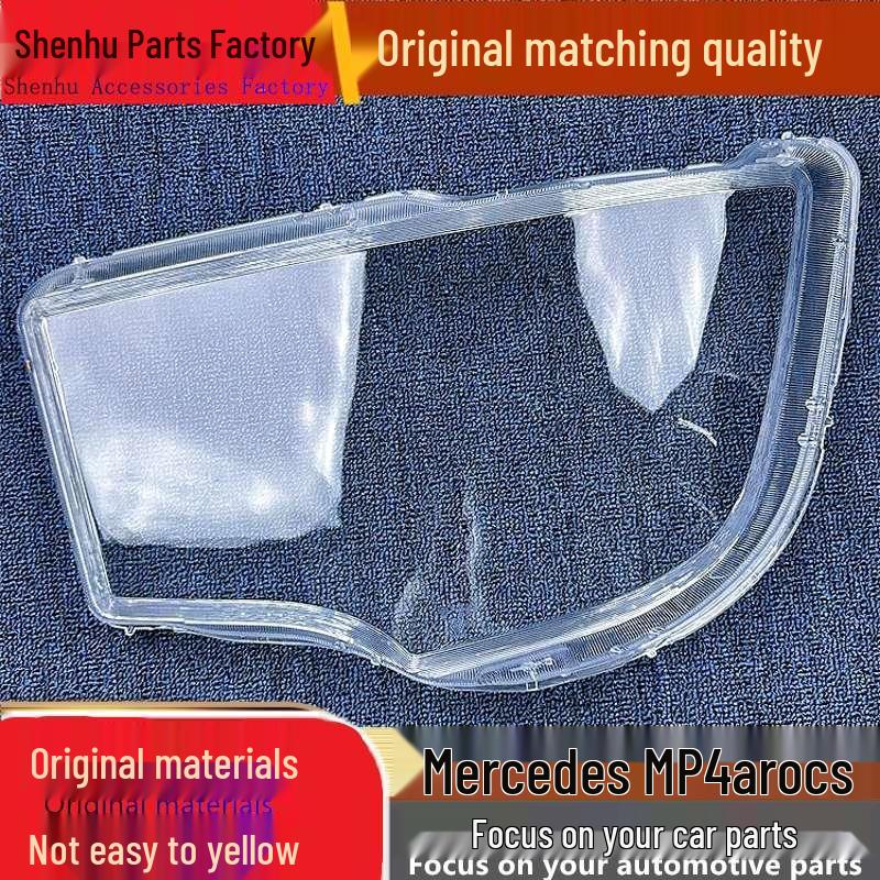 

Mercedes-Benz AROCS MP4/4143/3343 Headlight Cover: Transparent Front Lamp Shell Face Shield Standard Driver Side without Rubber