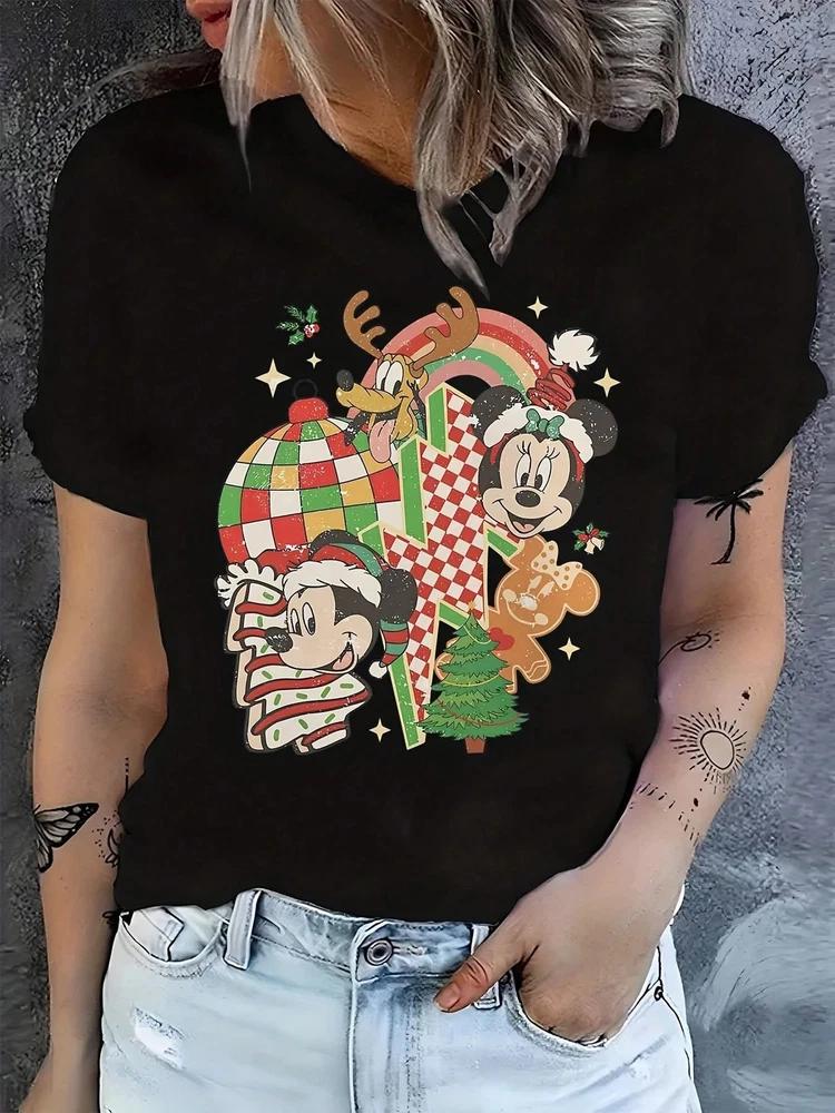 Mickey And Minnie Christmas Gingerbread Tshirt Unisex S