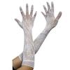 Gloves Foreign Trade Sample Jacquard Rose Mesh Sleeves Women'S Sexy Skin Gloves Rose Pattern