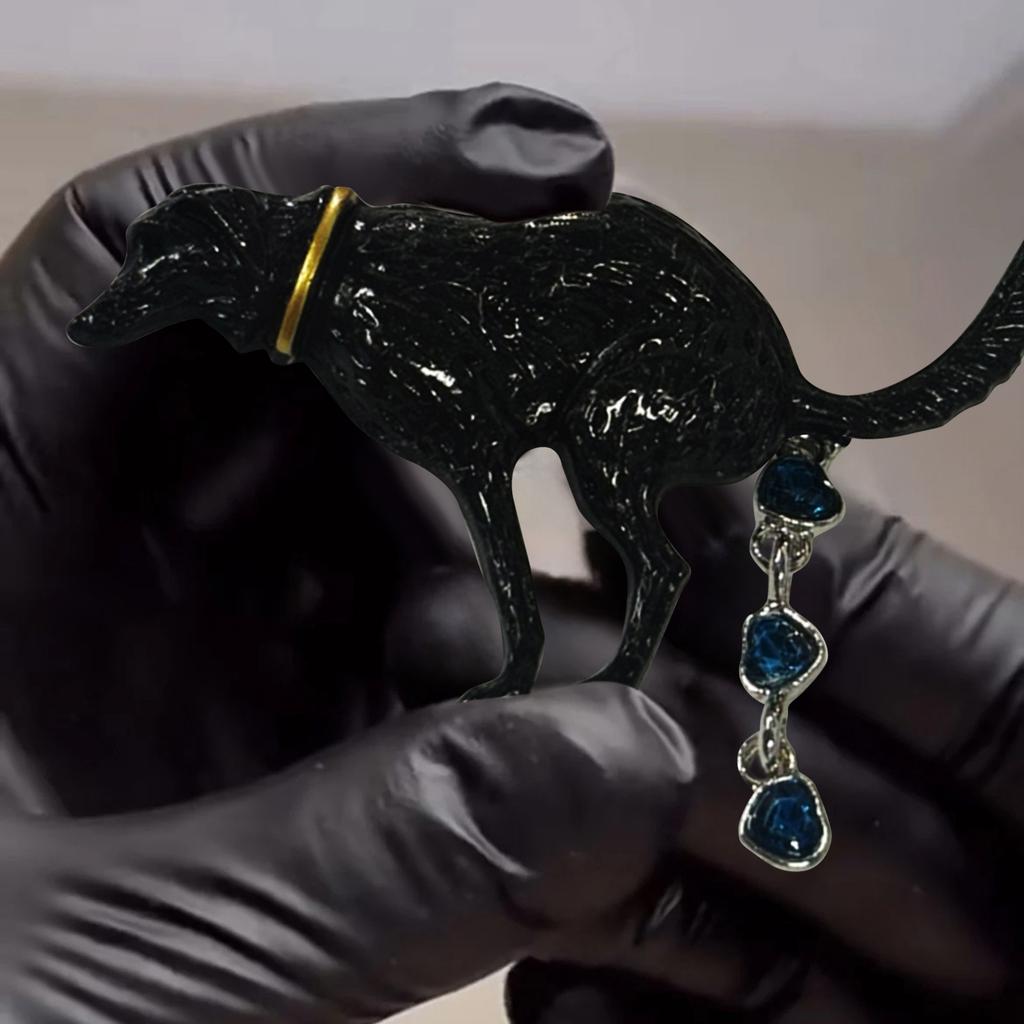 Spilla per cani Spilla per animali, regali per le feste Design per cacca di cane, spilla per fiori per ragazze Amiche Vestiti Vestito Cappello