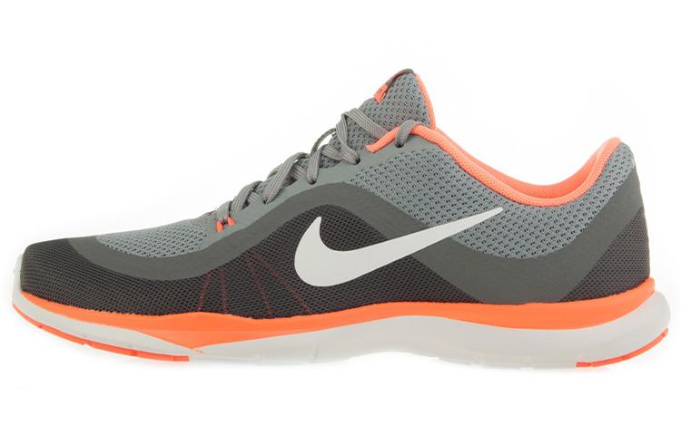 Nike Flex Trainer 6  Gray Orange White  Women s 831217-009 36
