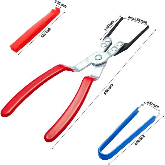 Aleric Relay Puller Pliers and Relay Fuse Remover Tools, 6 Pack, Automobile Fuse Puller Pliers, Car Fuse Puller, Fuse Removal Tool, Relay Pliers
