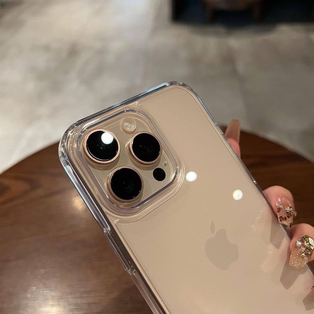 Luxury Shockproof Transparent Phone Case For iPhone 16 15 14 13 12 Mini 11 Pro Max X Xs XR Max 7 8 Plus SE Bumper Cases Cover